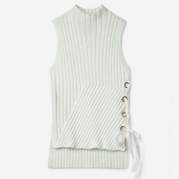 NWT SLEEVELESS SWEATER TOP Size Small - Picture 1 of 10